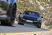 Porsche 911 des Modelljahrgangs 2016 auf Erprobungsfahrt.  Foto:Auto-Medienportal.Net/Porsche